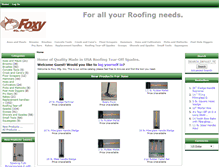 Tablet Screenshot of foxymfg.com